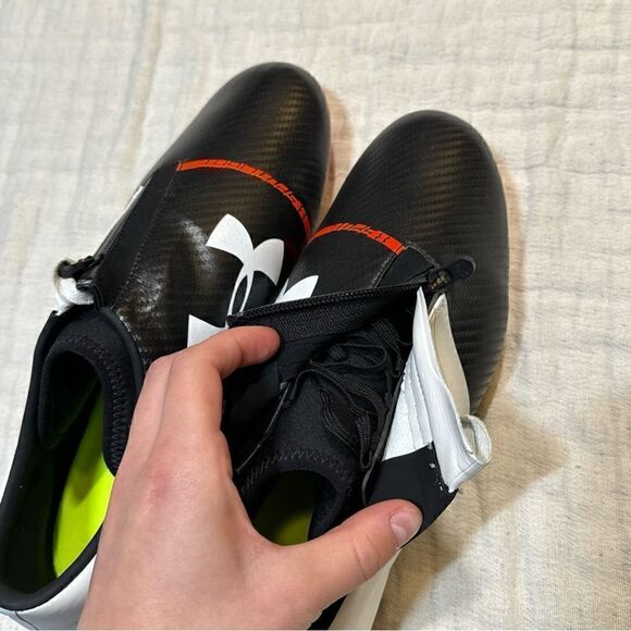 Under Armour Spotlight Hybrid SG Soccer Cleats White Mens 12.5